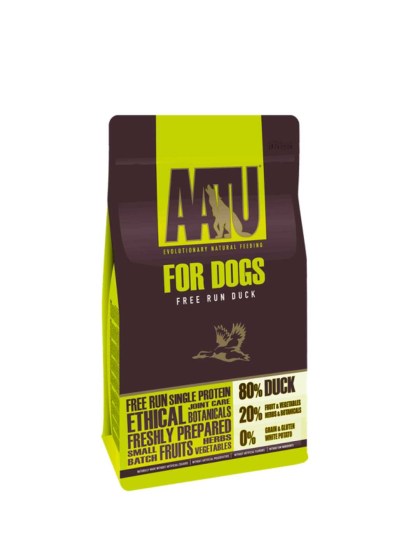 AATU Dog GF Adult Free Run Duck 1,5kg για ενήλικους σκύλους με πάπια PETWITHLOVE PET SHOP